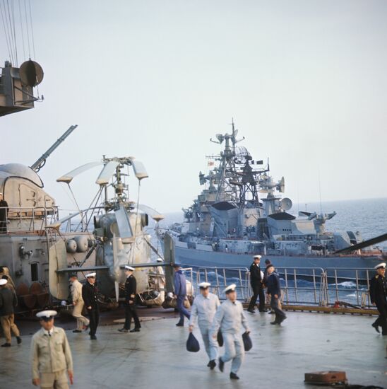 Naval exercise in Black Sea