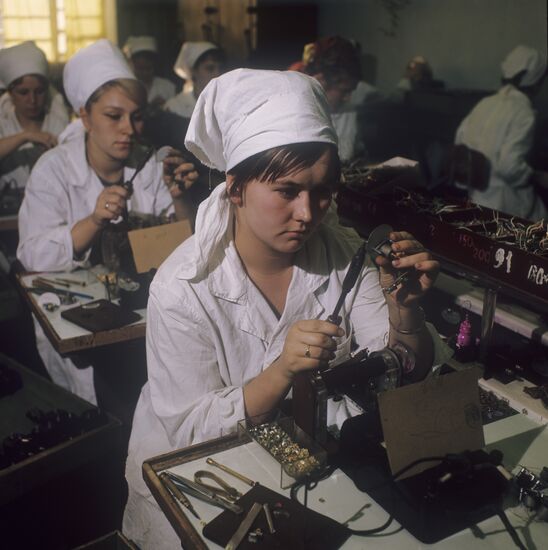 Assembly shop at Amurelektropribor plant