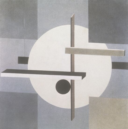 Proun painting by El Lissitzky