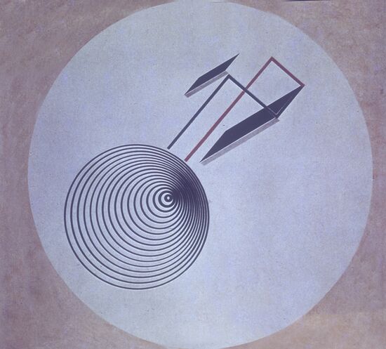 Proun painting by El Lissitzky