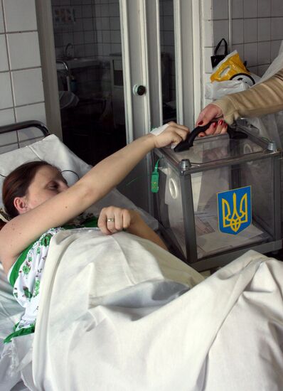 Second round of Ukrainian presidential elections