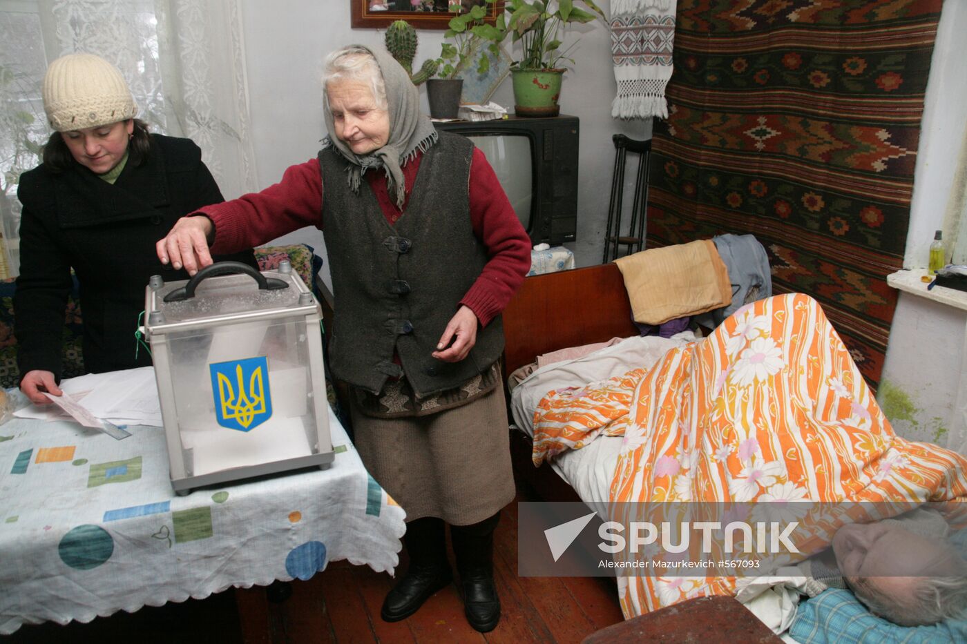 Home voting in Lvov Region
