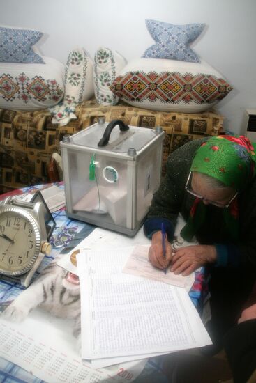 Home voting in Lvov Region