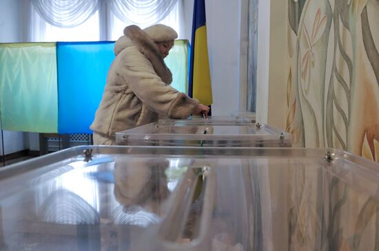 Second round of Ukrainian presidential elections