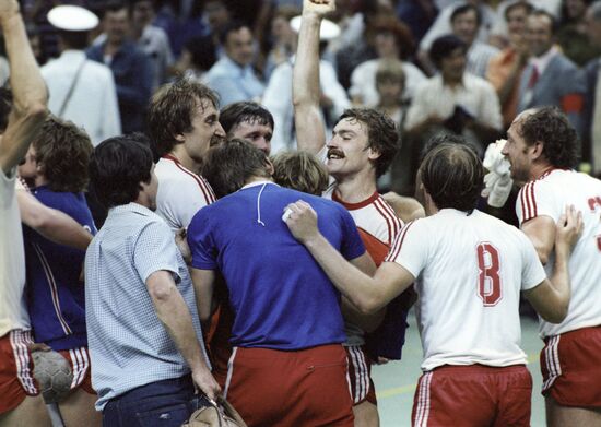 1980 Olympic Games. Handball. USSR vs. Yugoslavia