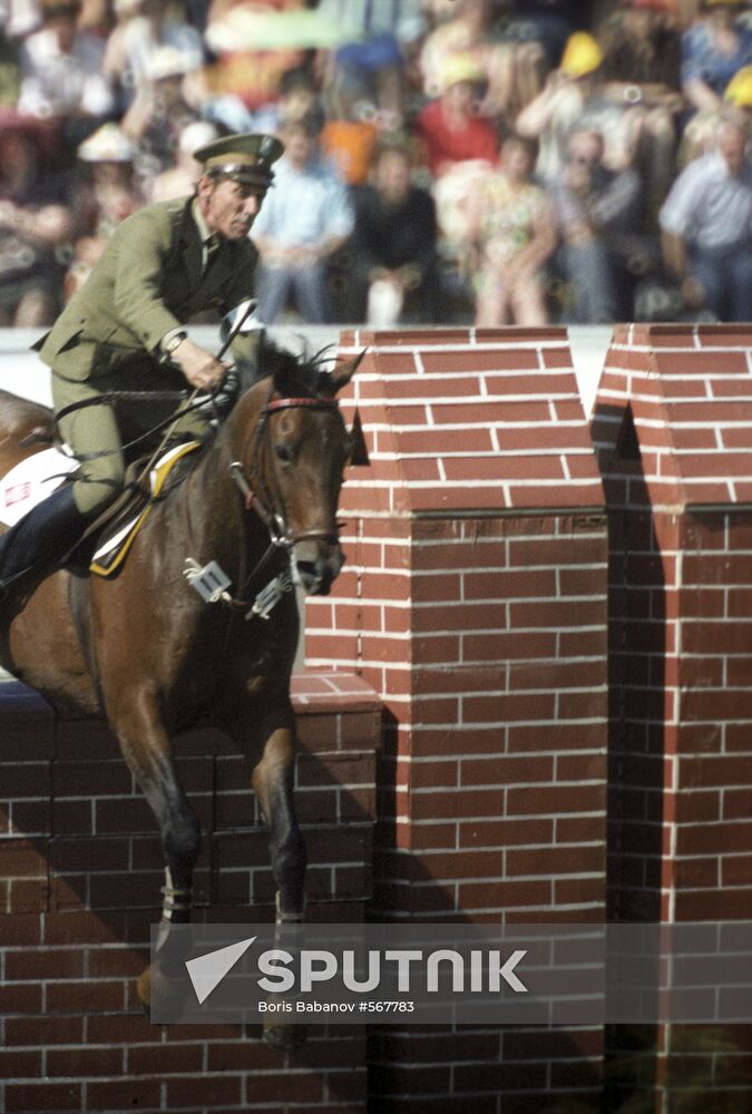 1980 Olympics. Equestrian