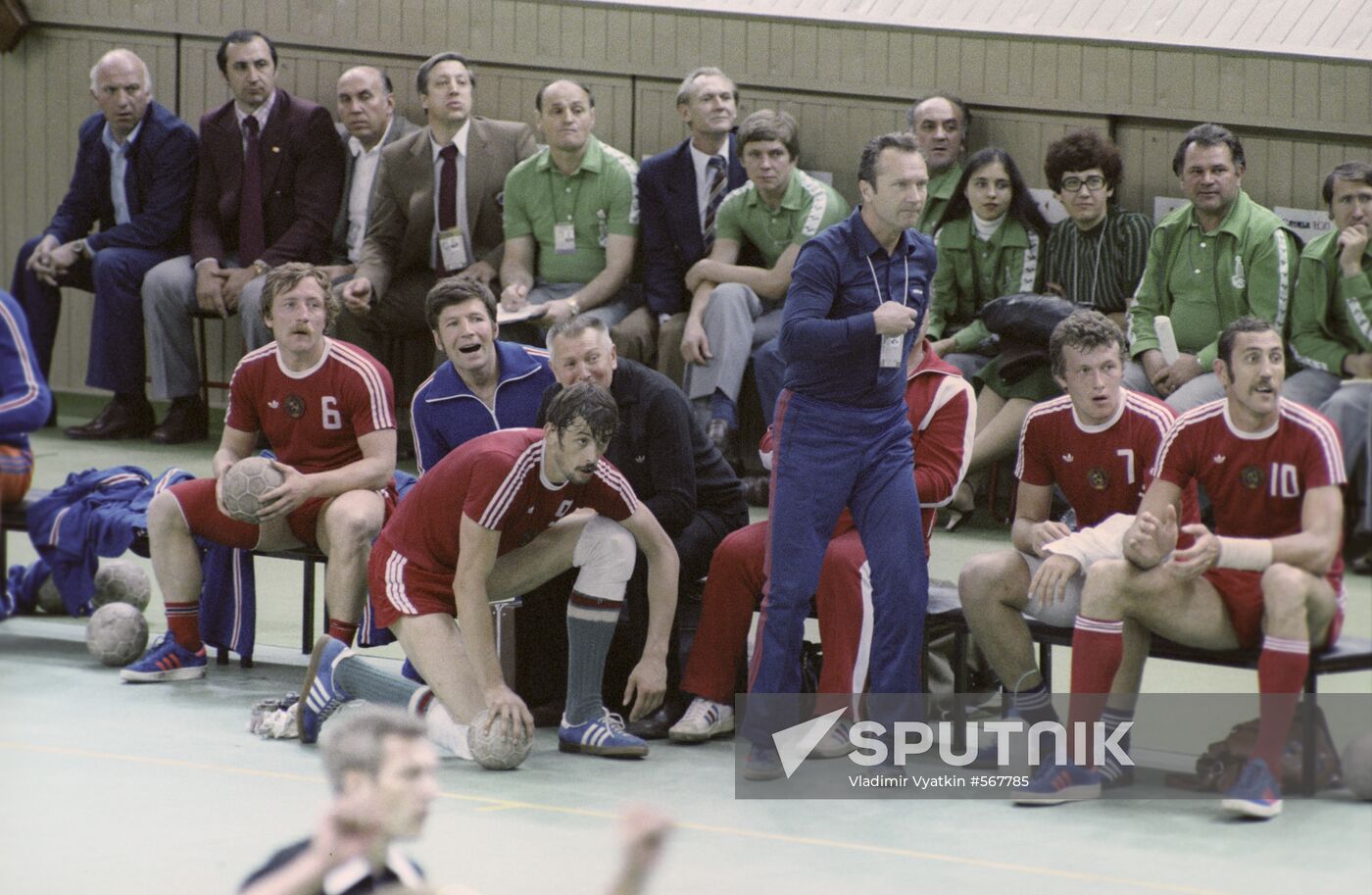 1980 Olympic Games. Handball. USSR vs. Romania