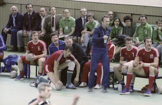 1980 Olympic Games. Handball. USSR vs. Romania