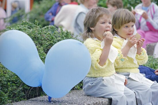 Family's Day Festival in German Democratic Republic