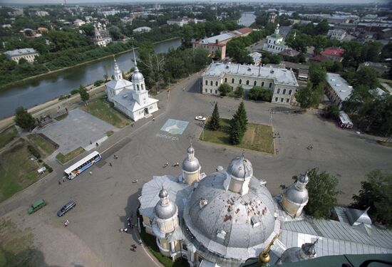 View of Vologda Kremlin