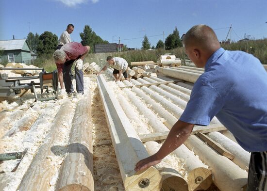 Building new village house