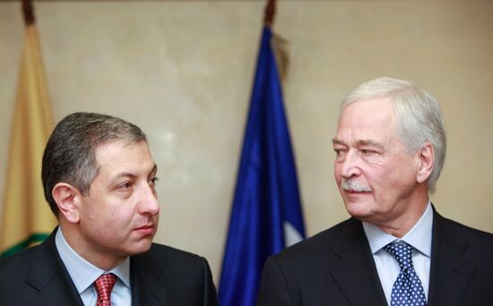 Boris Gryzlov meets with Zurab Nogaideli