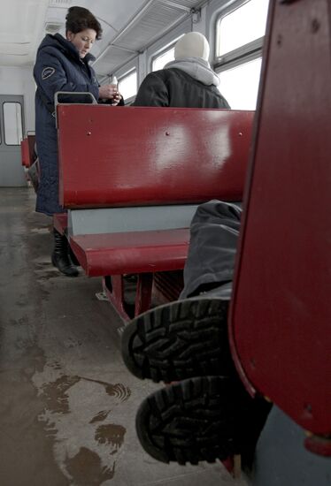 Ticket collectors on commuter trains