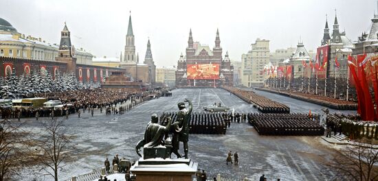 Military parade on Red Square