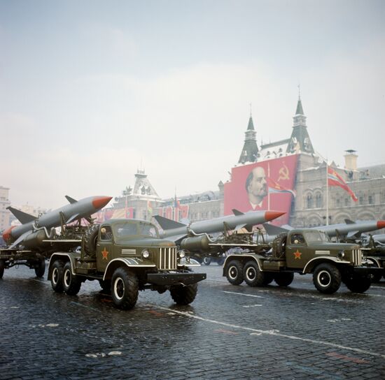 Military parade on Red Square