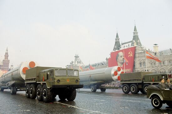 Military parade on Red Square