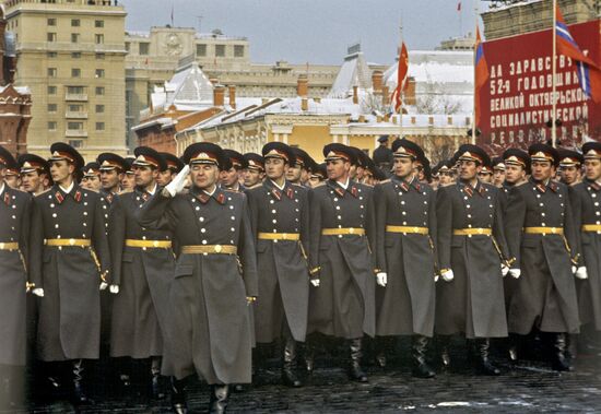 Military parade on Red Square