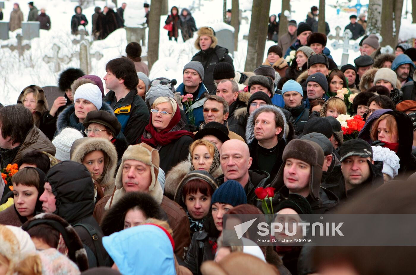 Funeral of Anna Samokhina