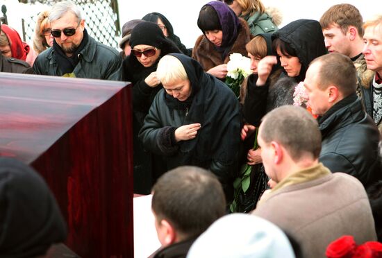 Funeral of Anna Samokhina