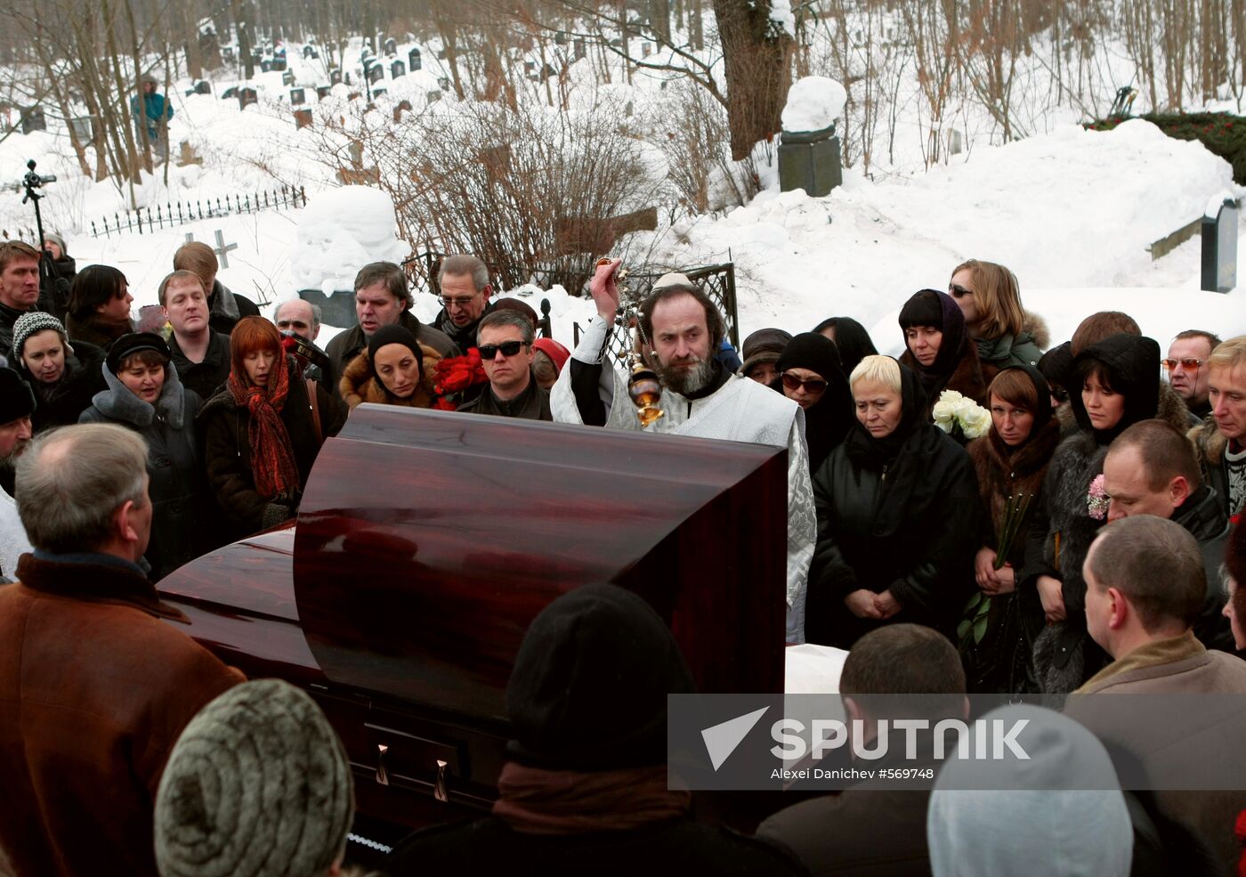 Funeral of Anna Samokhina