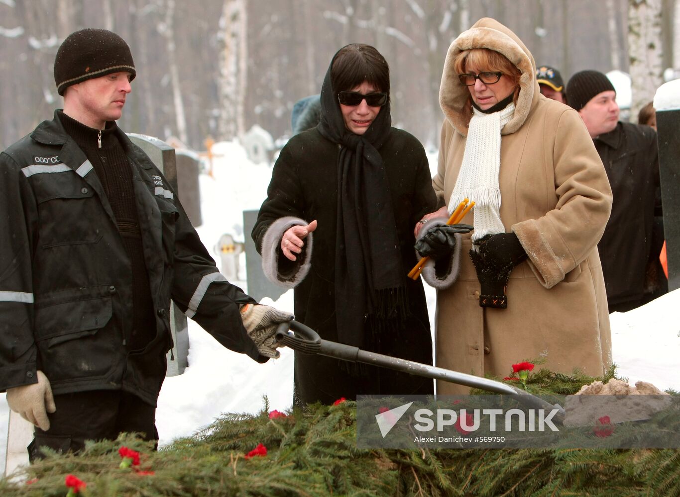 Funeral of Anna Samokhina