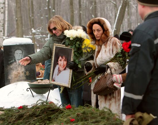 Funeral of Anna Samokhina