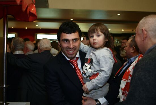 Spartak Moscow players awarded silver medals