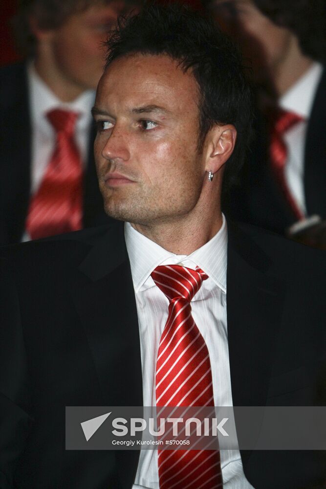 Spartak Moscow players awarded silver medals