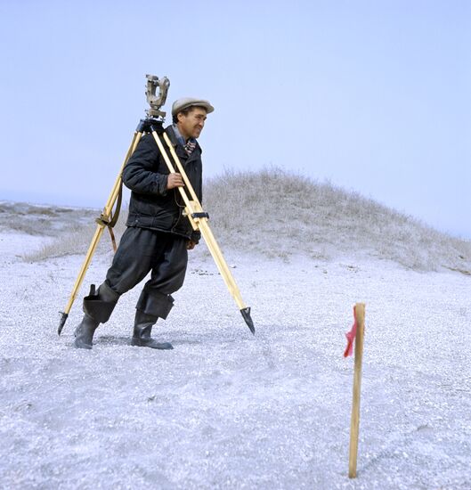 Topographer Pavel Glukhov