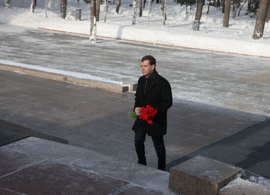 Dmitry Medvedev visits Russia's Siberian Federal District
