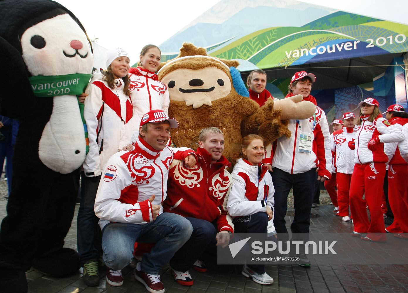 Russian flag raising ceremony in Vancouver