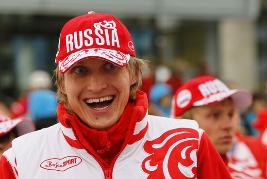 Russian flag raising ceremony in Vancouver