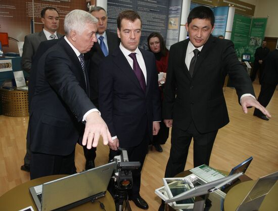 Dmitry Medvedev visits Russia's Siberian Federal District