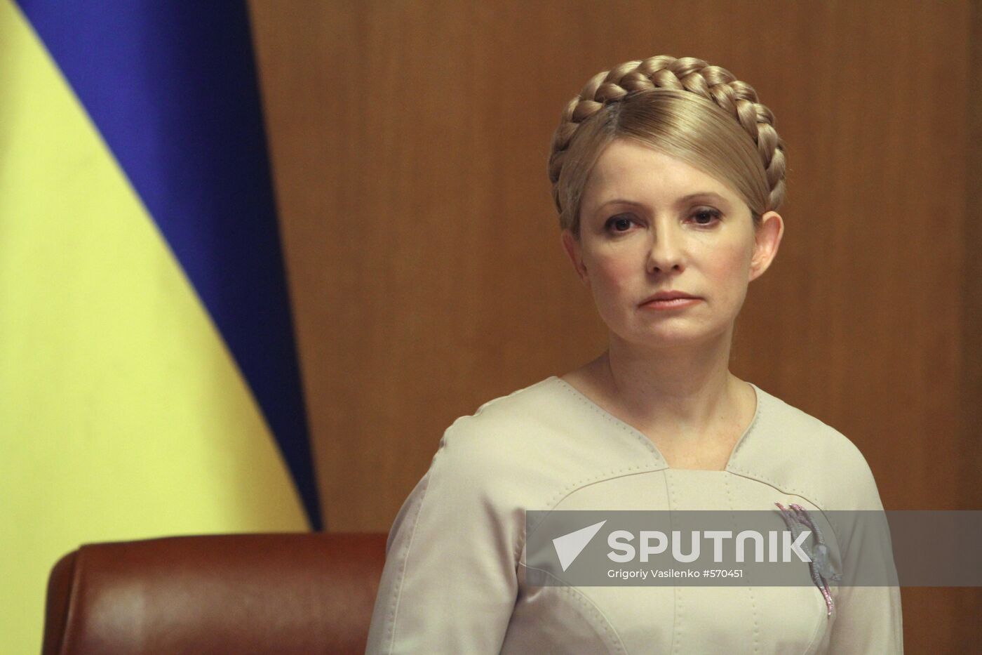 Yulia Tymoshenko holds meeting of Ukrainian Cabinet of Ministers