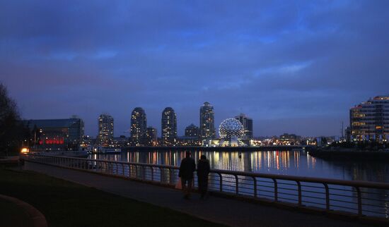 View of Olympic Village in Vancouver
