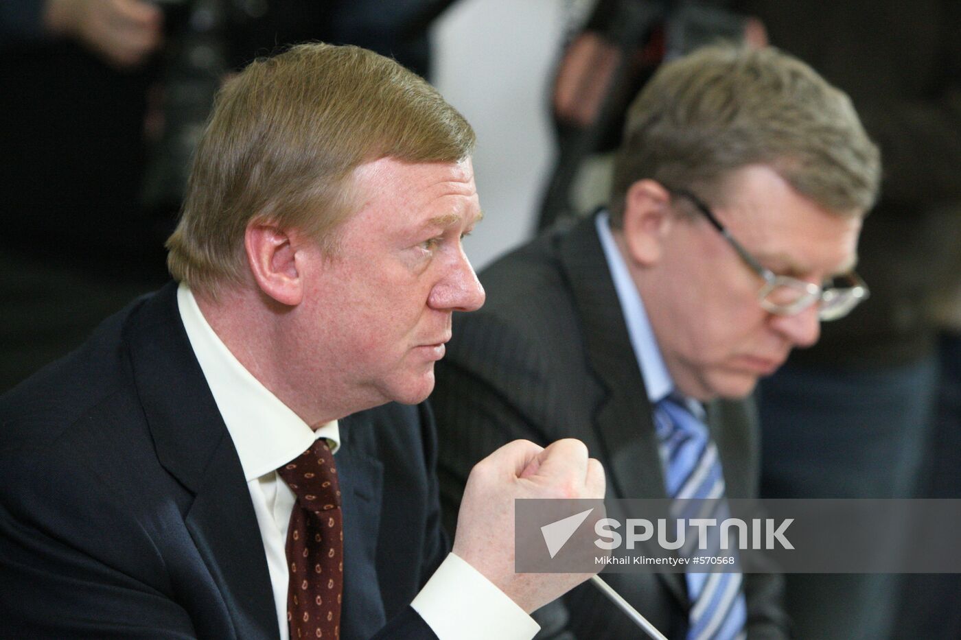 Anatoly Chubais and Alexei Kudrin