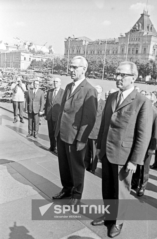 Willi Stoph and Erich Honecker