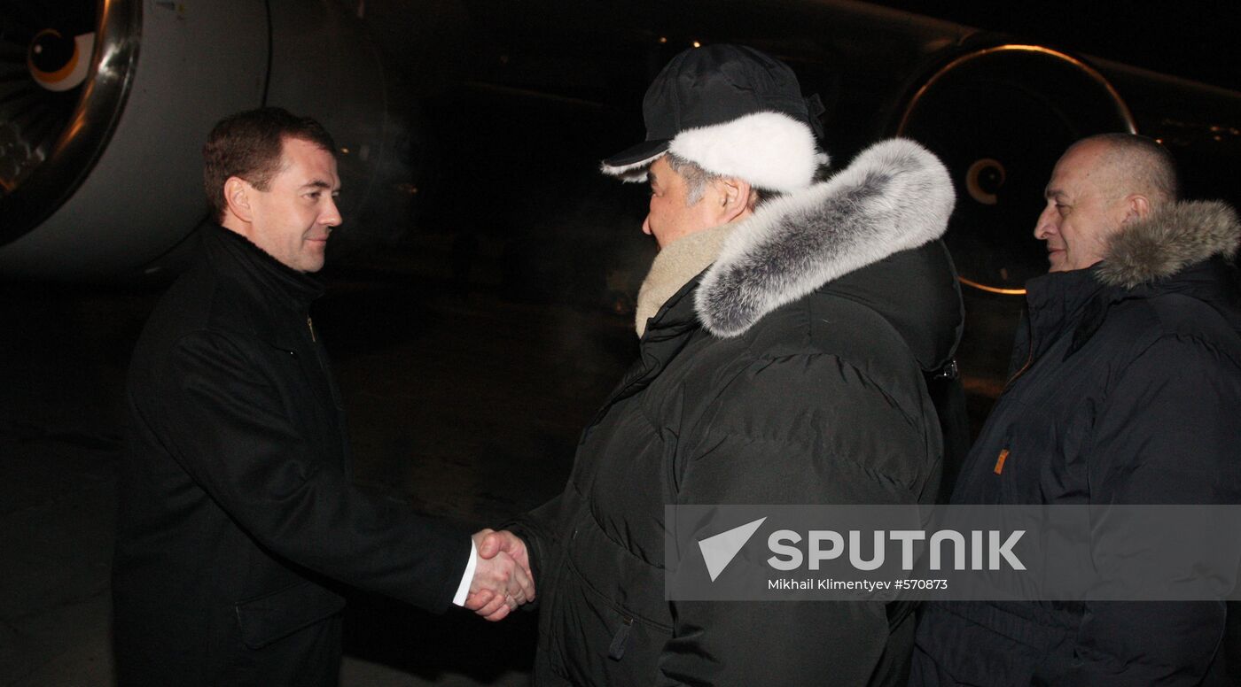Dmitry Medvedev visits Siberian Federal District