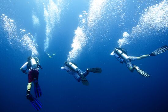 Scuba diving
