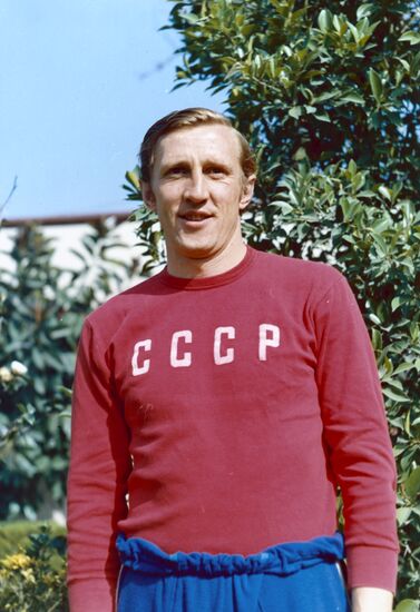 Football player Albert Shesternev