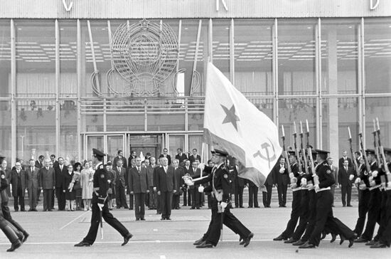 Leonid Brezhnev and Janos Kadar