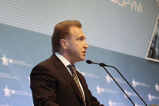 Russian First Deputy Prime Minister Igor Shuvalov