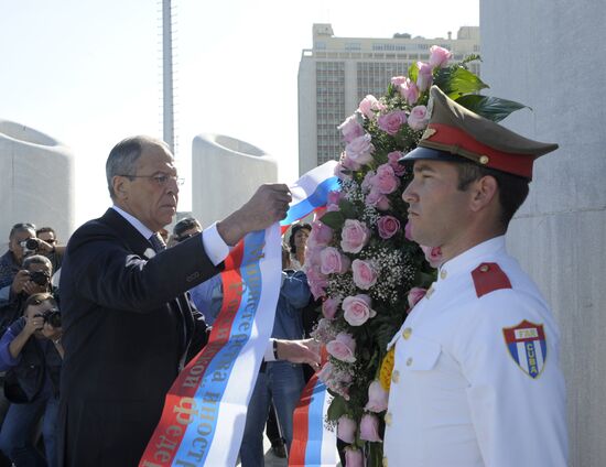 Sergei Lavrov visits Cuba