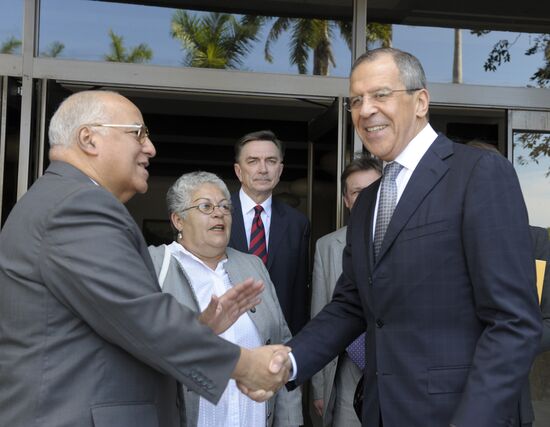 Sergei Lavrov visits Cuba