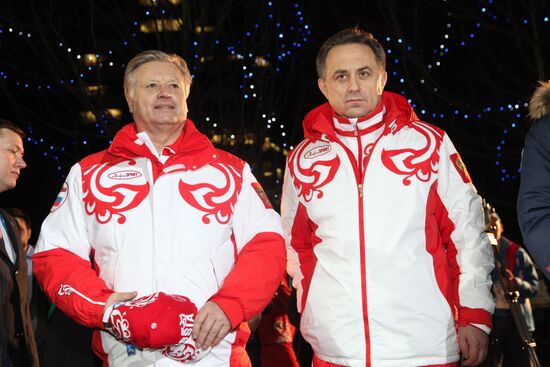 Leonid Tyagachyov and Vitaly Mutko