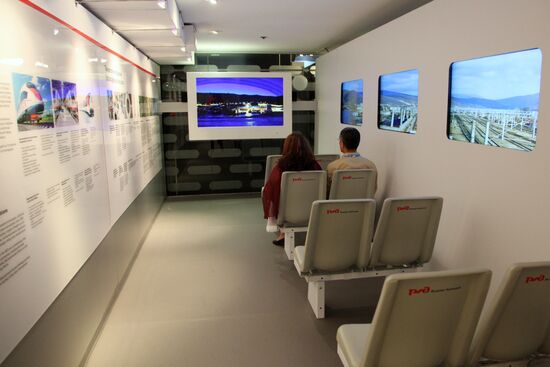 Russian Railways Stand in Russia House