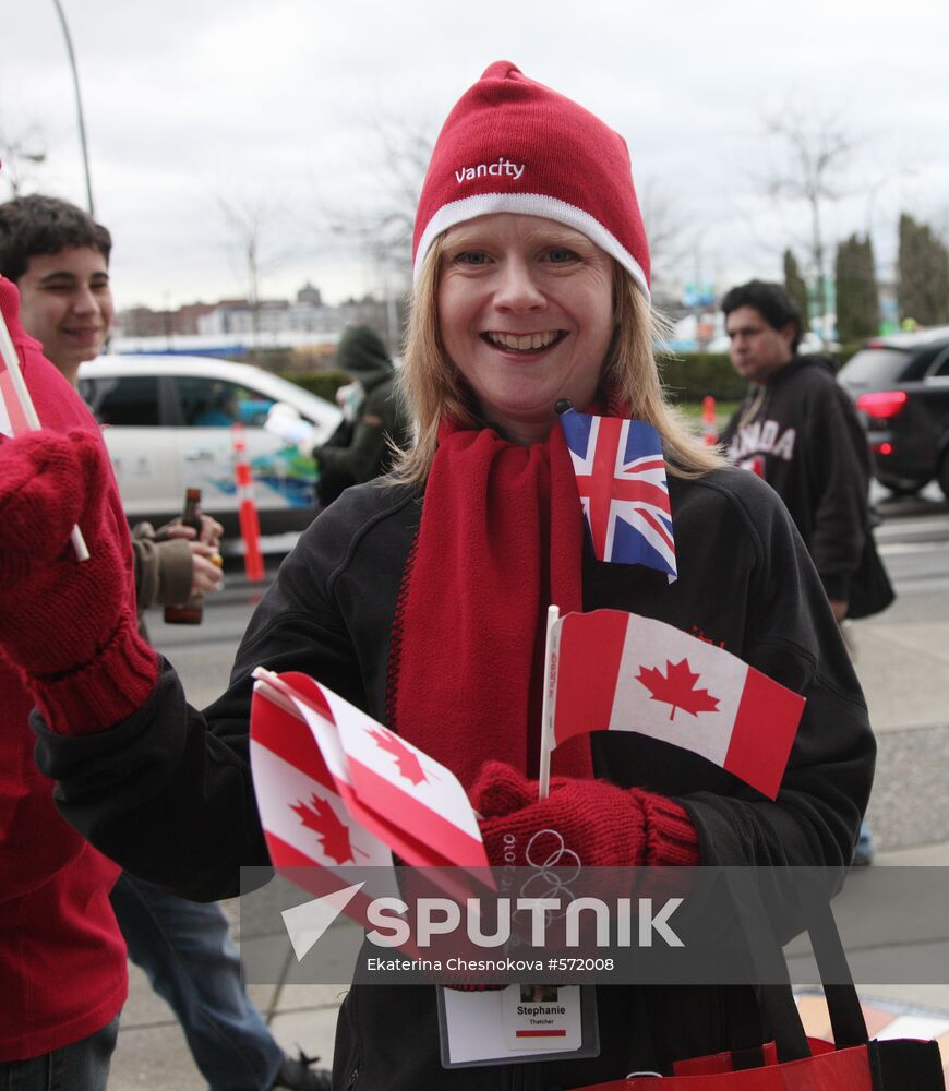 Fans in Vancouver