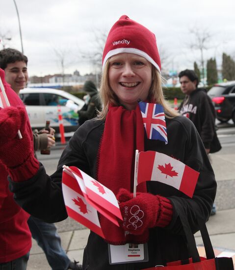 Fans in Vancouver