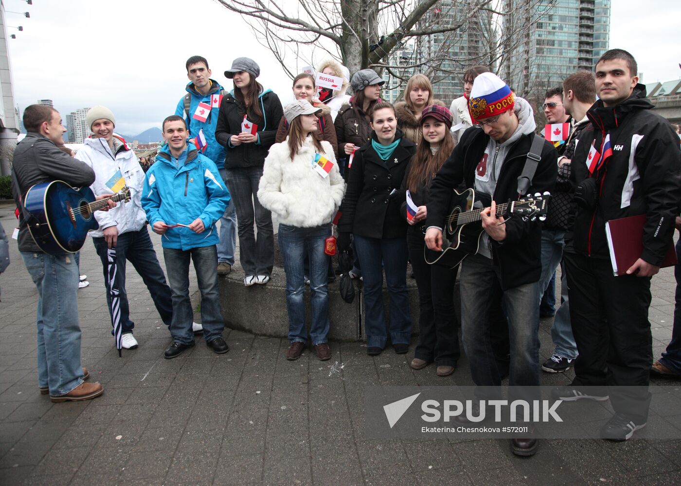 Fans in Vancouver