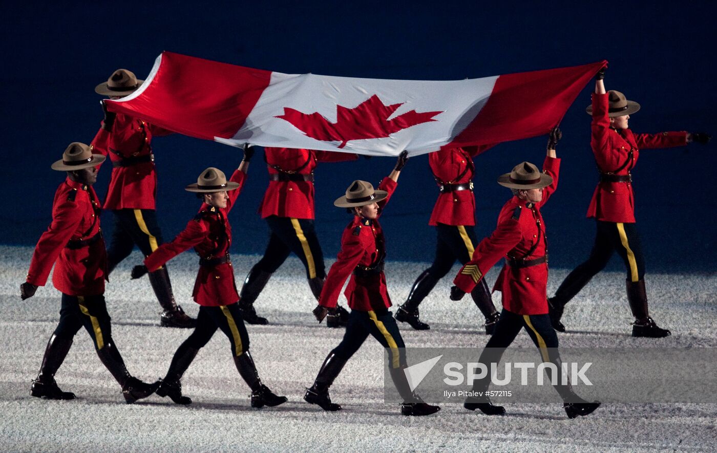 Opening ceremony of XXI Olympics in Vancouver